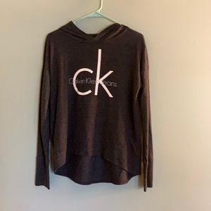 Calvin Klein charcoal grey sweatshirt